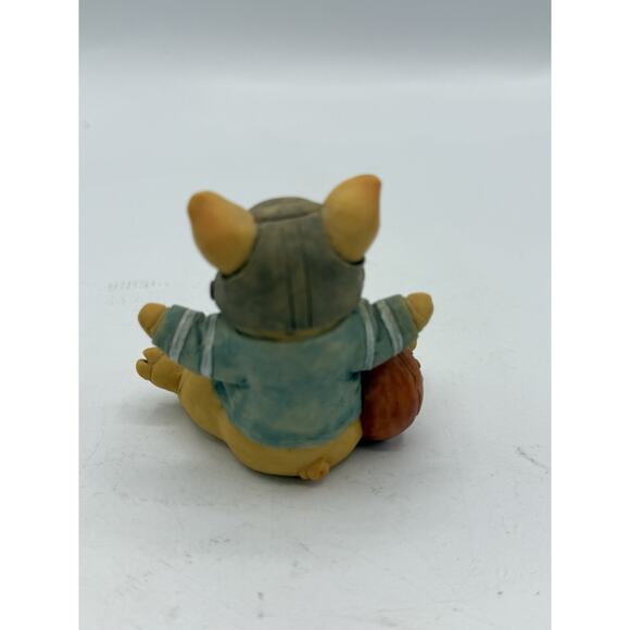 GANZ Pigsville 1995 Touch Down Piggy Vintage Football Pig - Picture 3 of 6